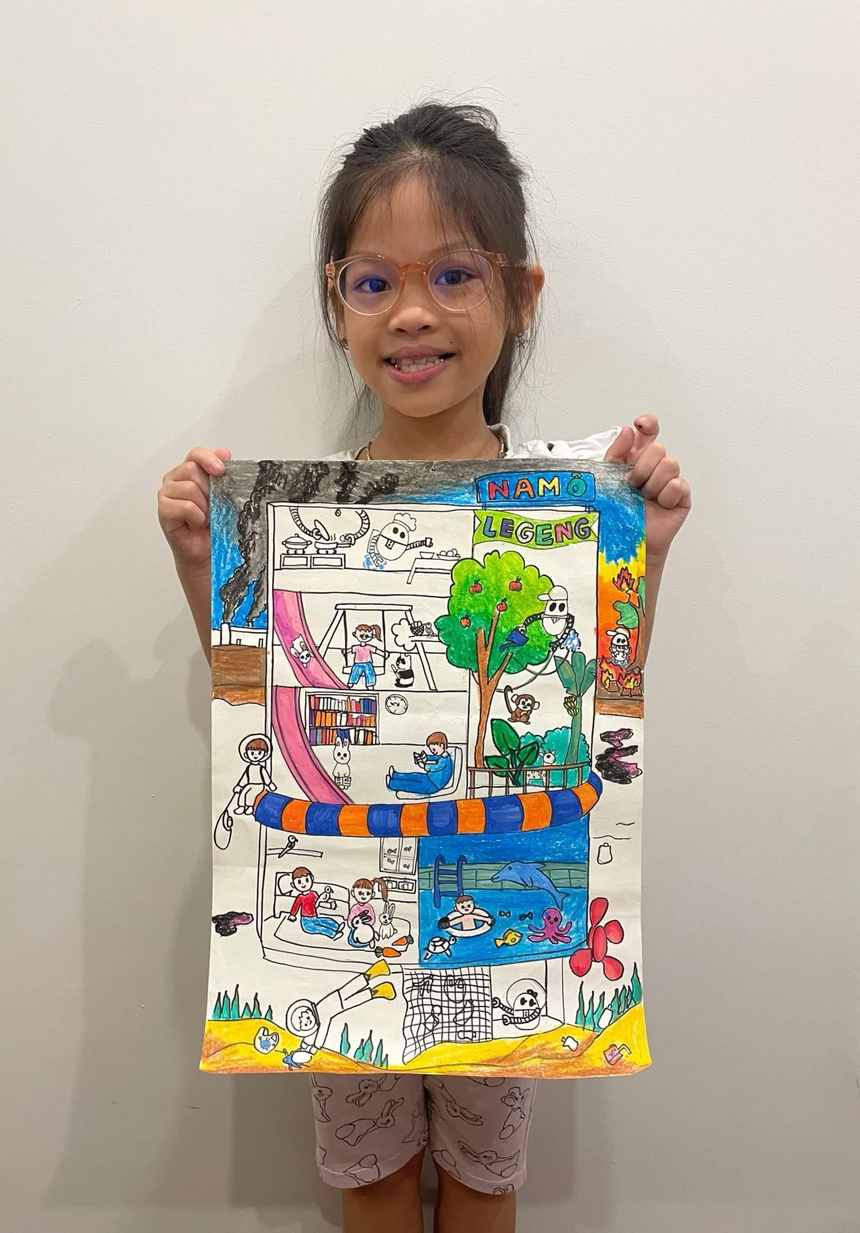 C&aacute;c bạn nhỏ đ&atilde; rất h&agrave;o hứng v&agrave; đưa ra được nhiều s&aacute;ng tạo c&aacute; nh&acirc;n v&agrave;o trong s&aacute;ng t&aacute;c của m&igrave;nh với c&aacute;c giải ph&aacute;p &ldquo;sống xanh&rdquo; v&agrave; bảo vệ m&ocirc;i trường từ những ng&ocirc;i nh&agrave; xinh xắn của m&igrave;nh.