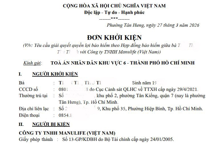 Vụ “Bệnh viện tâm thần không phải là… bệnh viện”: Khách hàng khởi kiện Manufile - Ảnh 1