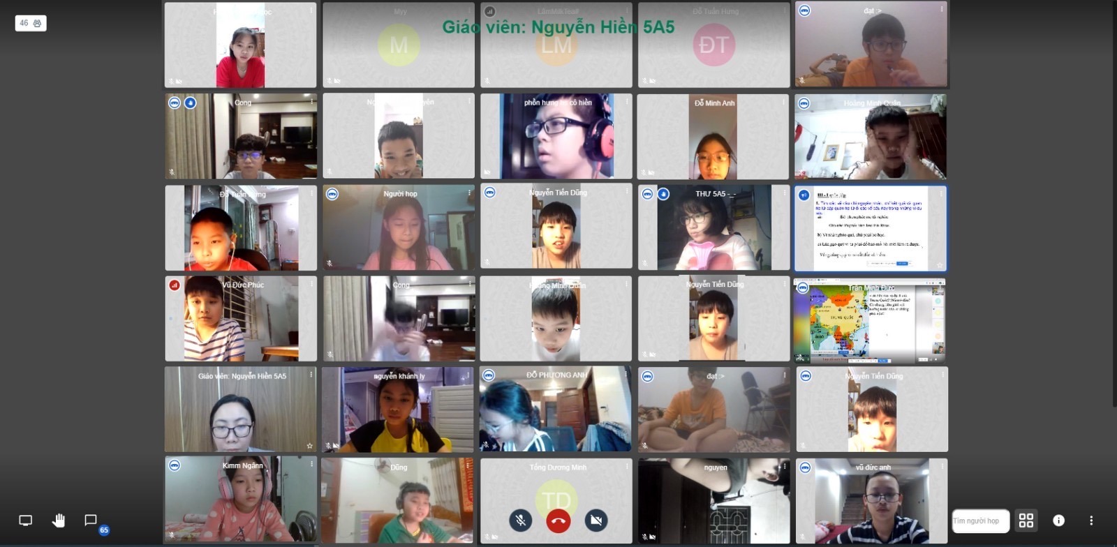 &nbsp;Giờ dạy v&agrave; học m&ocirc;n Lịch sử của C&ocirc; v&agrave; tr&ograve; trường THCS Hai B&agrave; Trưng, Quận 3, TP.HCM. Ảnh: AIC.