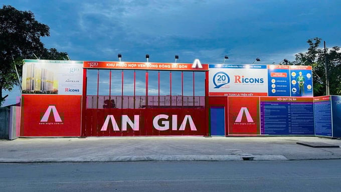 Dự &aacute;n The Gi&oacute; Riversdie do Tập đo&agrave;n An Gia l&agrave;m chủ đầu tư, Ricon l&agrave;m tổng thầu thi c&ocirc;ng.