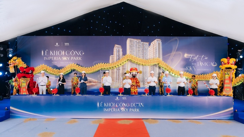 MIK Group ch&iacute;nh thức khởi c&ocirc;ng dự &aacute;n Imperia Sky Park