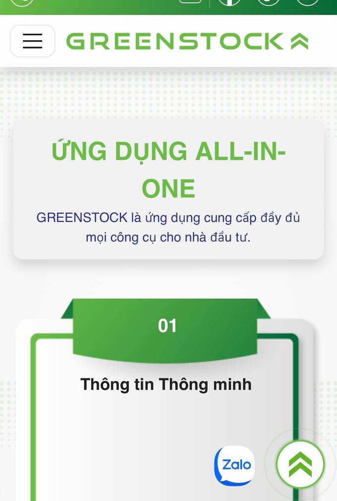 Ứng dụng Greenstock vẫn hoạt động d&ugrave; bị UBCKNN cảnh b&aacute;o.