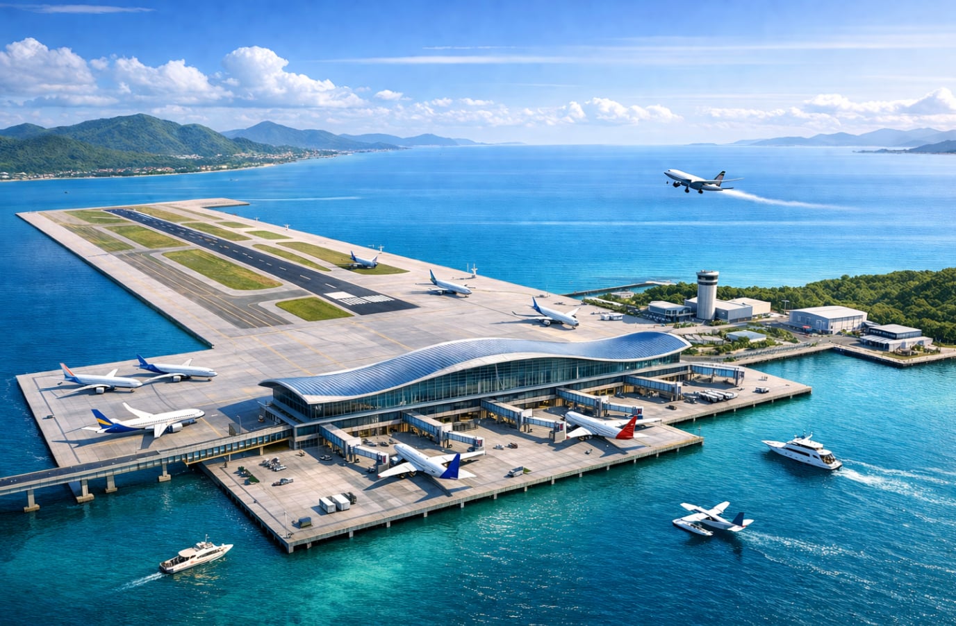 Việt Nam tính xây dựng sân bay trên mặt nước chưa từng có trong lịch sử? - Ảnh 1