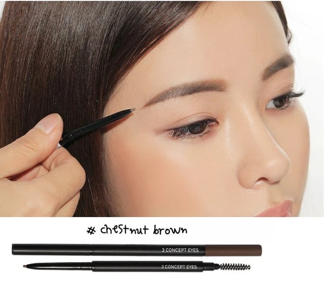 B&uacute;t kẻ m&agrave;y 3CE Slim Eyebrow Pencil từng bị thu hồi v&igrave; chứa kim loại nặng c&oacute; hại.