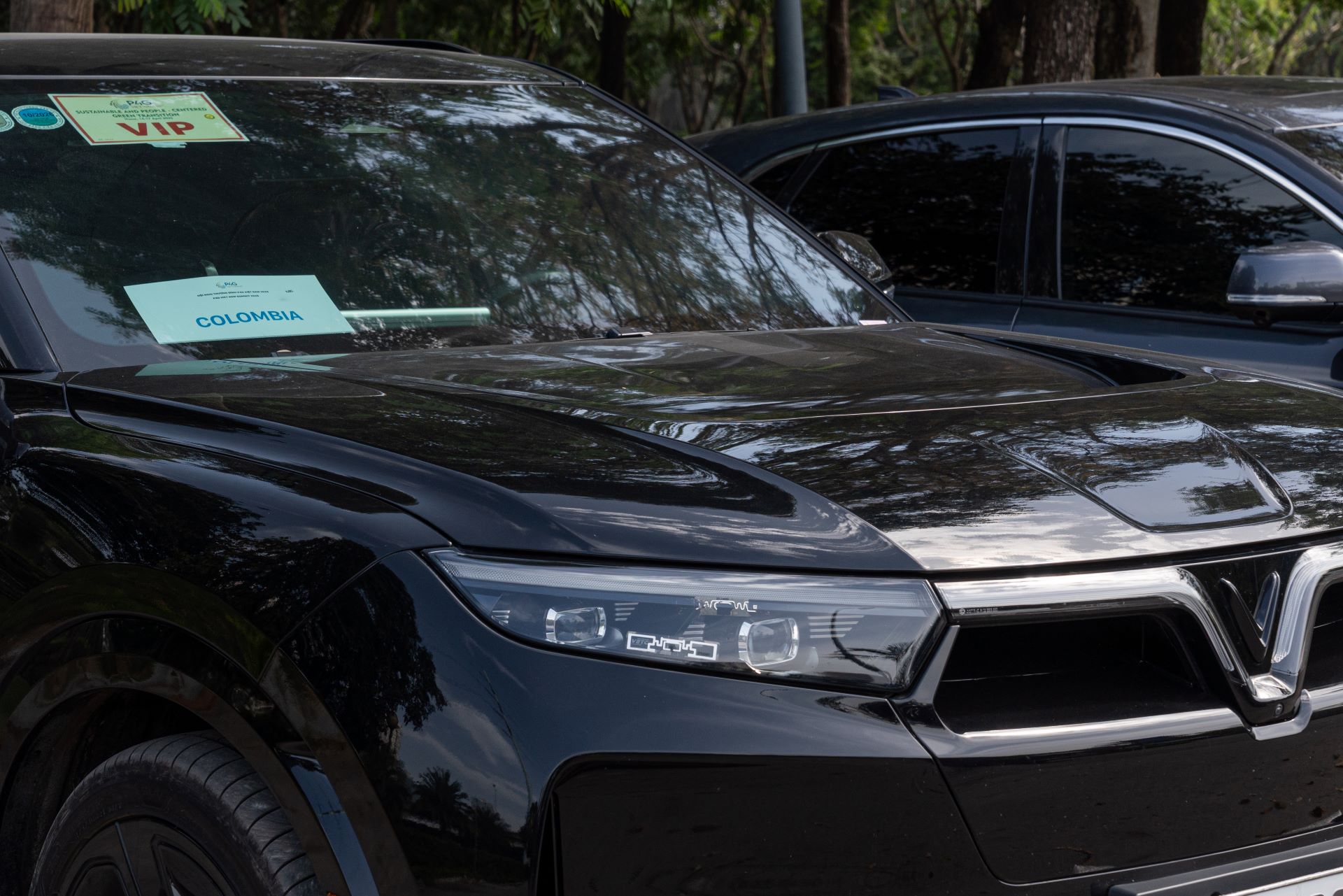 Cận cảnh d&#224;n xe điện đưa đ&#243;n kh&#225;ch VIP tại Hội nghị Thượng đỉnh P4G - Ảnh 4