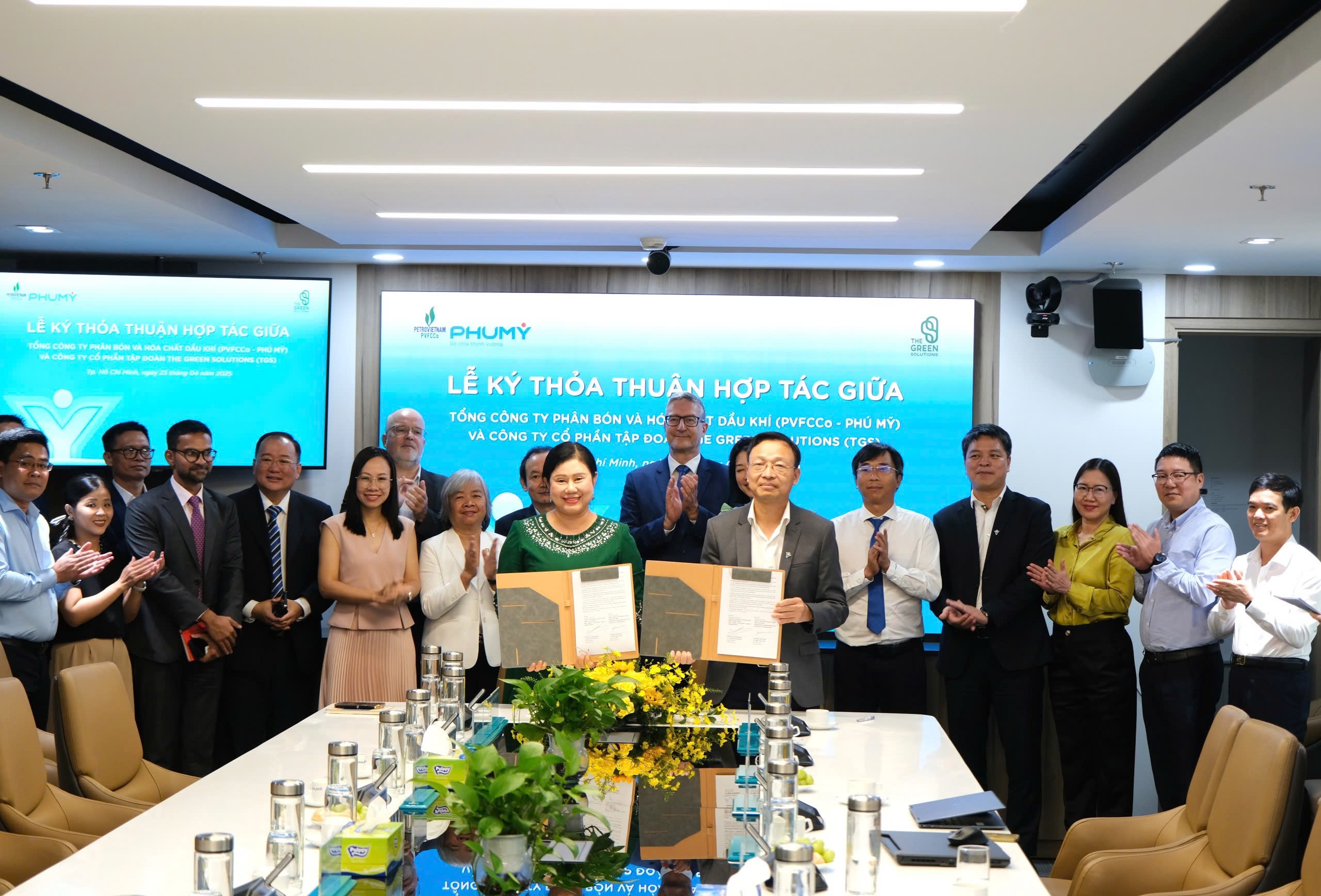 PVFCCo - Ph&#250; Mỹ v&#224; TGS hợp t&#225;c ph&#225;t triển chuỗi gi&#225; trị xanh - Ảnh 1