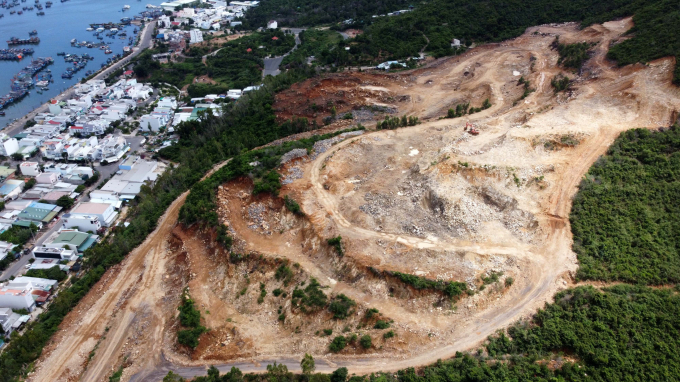 Hiện dự &aacute;n đang chậm tiến độ theo giấy chứng nhận đầu tư. Ảnh: Khải An