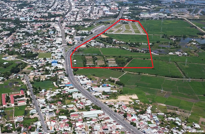 Khu vực dự &aacute;n Khu đ&ocirc; thị mới Nam Quốc lộ 51 tại TP B&agrave; Rịa. Ảnh: L&ecirc; Giang.