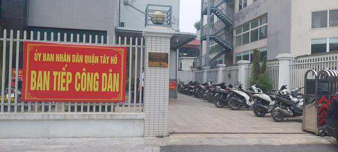 Ban quản l&yacute; dự &aacute;n quận T&acirc;y Hồ.