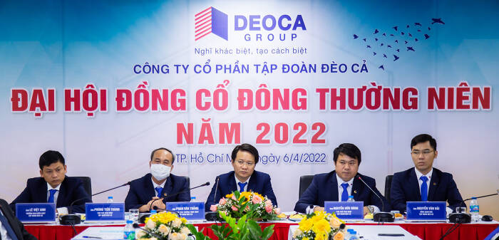 Đo&agrave;n Chủ tịch ĐHĐCĐ Đ&egrave;o Cả. (Ảnh:&nbsp;Đ&egrave;o Cả).