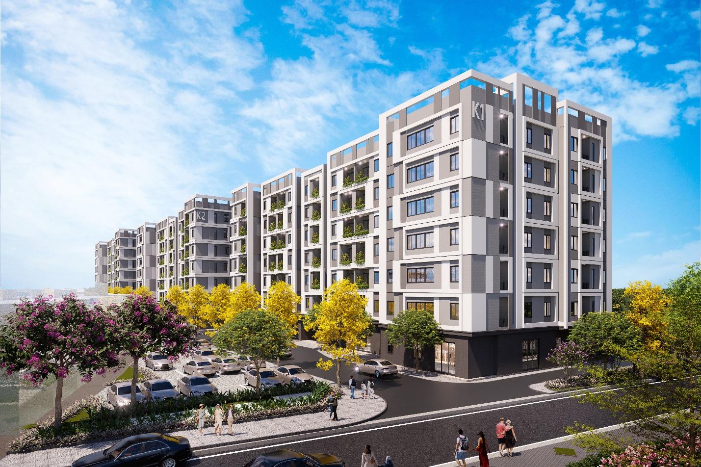 Phối cảnh c&ocirc;ng tr&igrave;nh nh&agrave; ở x&atilde; hội. Ảnh: T&amp;T.