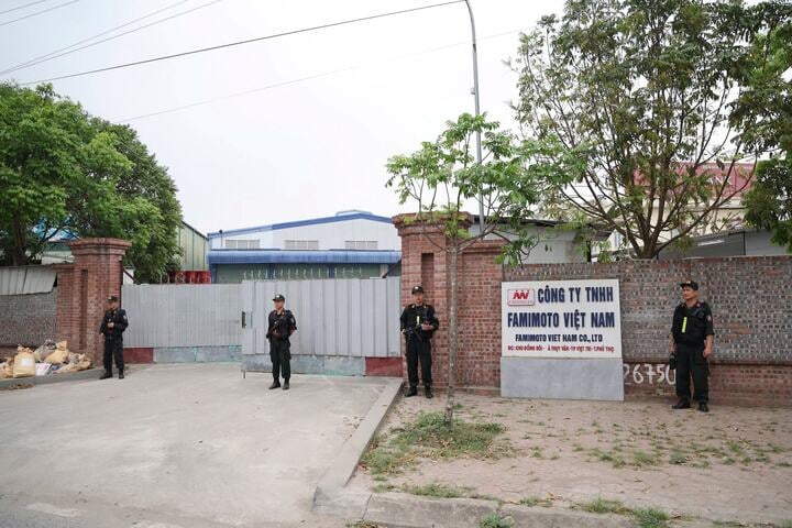 Trụ sở của C&ocirc;ng ty TNHH Famimoto Việt Nam ở Ph&uacute; Thọ bị c&ocirc;ng an đột k&iacute;ch, kh&aacute;m x&eacute;t.