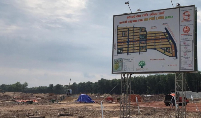 Chủ đầu tư dự &aacute;n An Ph&uacute; Long Garden bị xử phạt v&igrave; x&acirc;y dựng kh&ocirc;ng ph&eacute;p