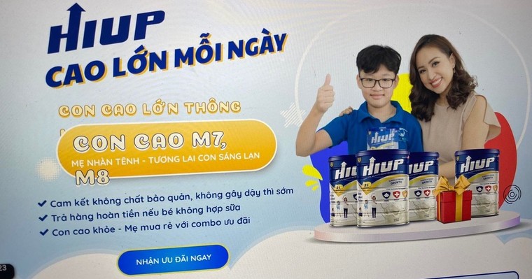 “Sữa tăng chiều cao” Hiup: Thực phẩm nhưng tự nhận l&#224; sữa? - Ảnh 2