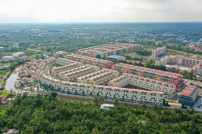 Khu d&acirc;n cư Phước Thọ nh&igrave;n từ tr&ecirc;n cao.