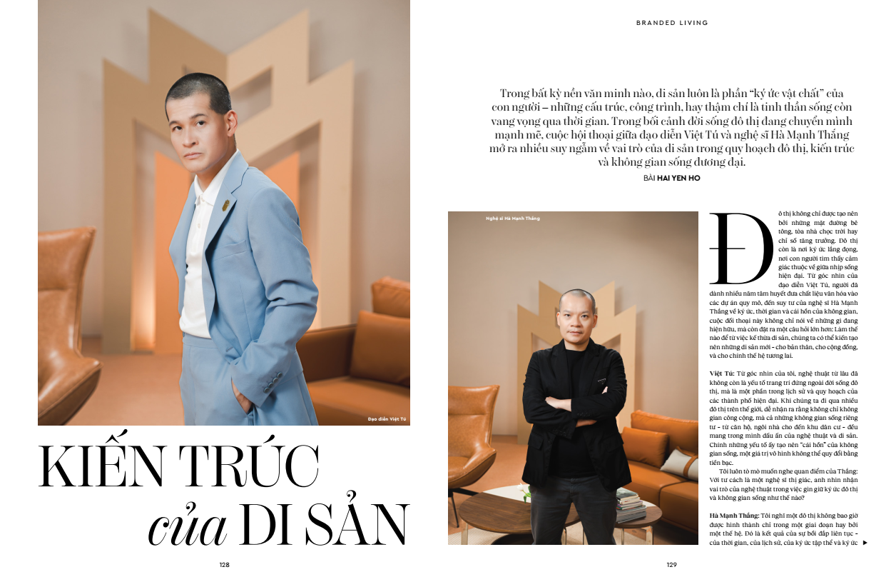 Cuộc đối thoại giữa c&aacute;c chuy&ecirc;n gia đ&atilde; mang đến những g&oacute;c nh&igrave;n c&oacute; chiều s&acirc;u cho Branded Living Magazine.