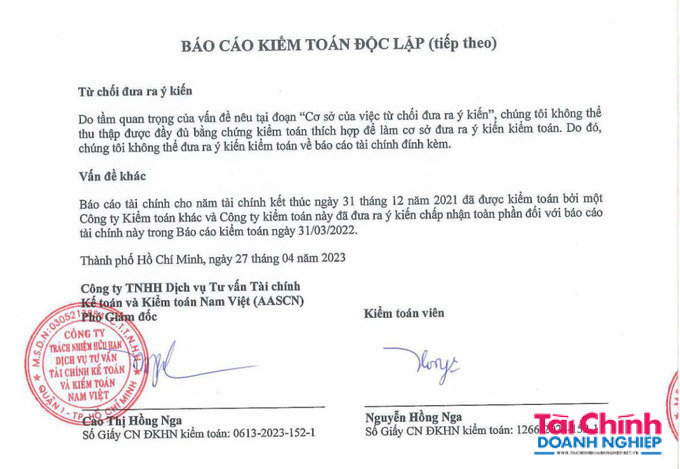 Sau kiểm to&#225;n, lợi nhuận LUT &#226;m th&#234;m 55 tỷ đồng - Ảnh 1