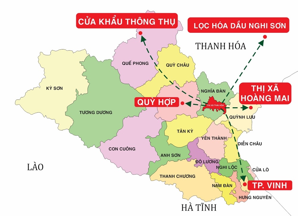 Cơ sở hạ tầng đồng bộ tạo thế v&#224; lực cho thị x&#227; Th&#225;i H&#242;a giai đoạn 2021-2026 - Ảnh 1