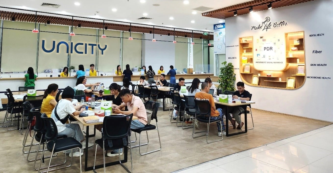 Văn ph&ograve;ng Unicity tại H&agrave; Nội (Ảnh: Unicity).