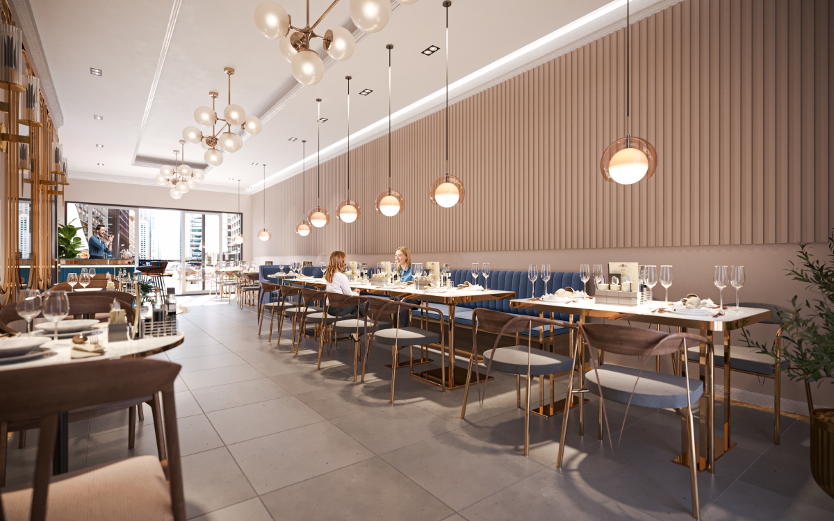 Kh&ocirc;ng gian shophouse Imperia Grand Plaza Đức H&ograve;a vừa tối ưu thương mại, vừa đ&aacute;p ứng nhu cầu sống sang cho gia chủ. &nbsp;