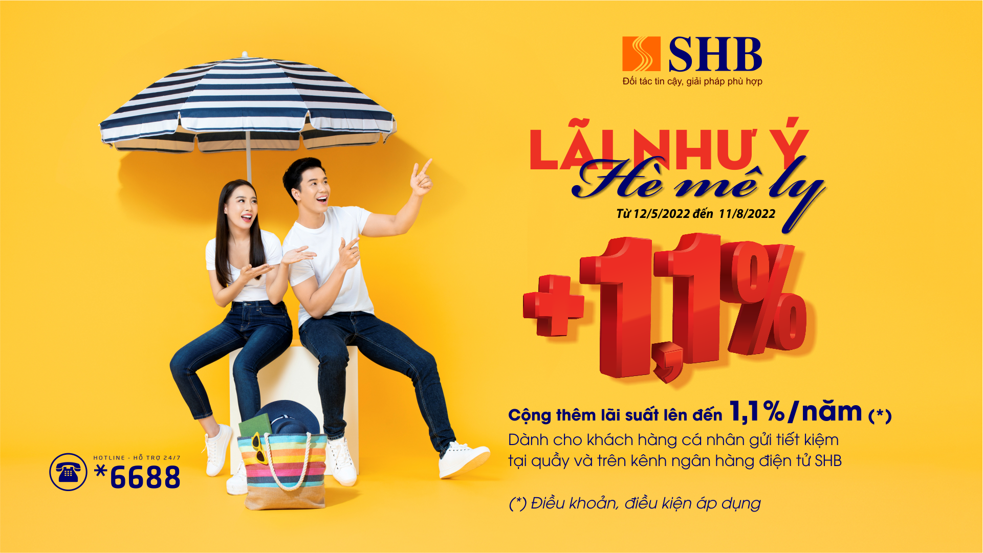 SHB tặng l&#227;i suất l&#234;n đến 1.1%/năm cho kh&#225;ch h&#224;ng gửi tiết kiệm - Ảnh 1