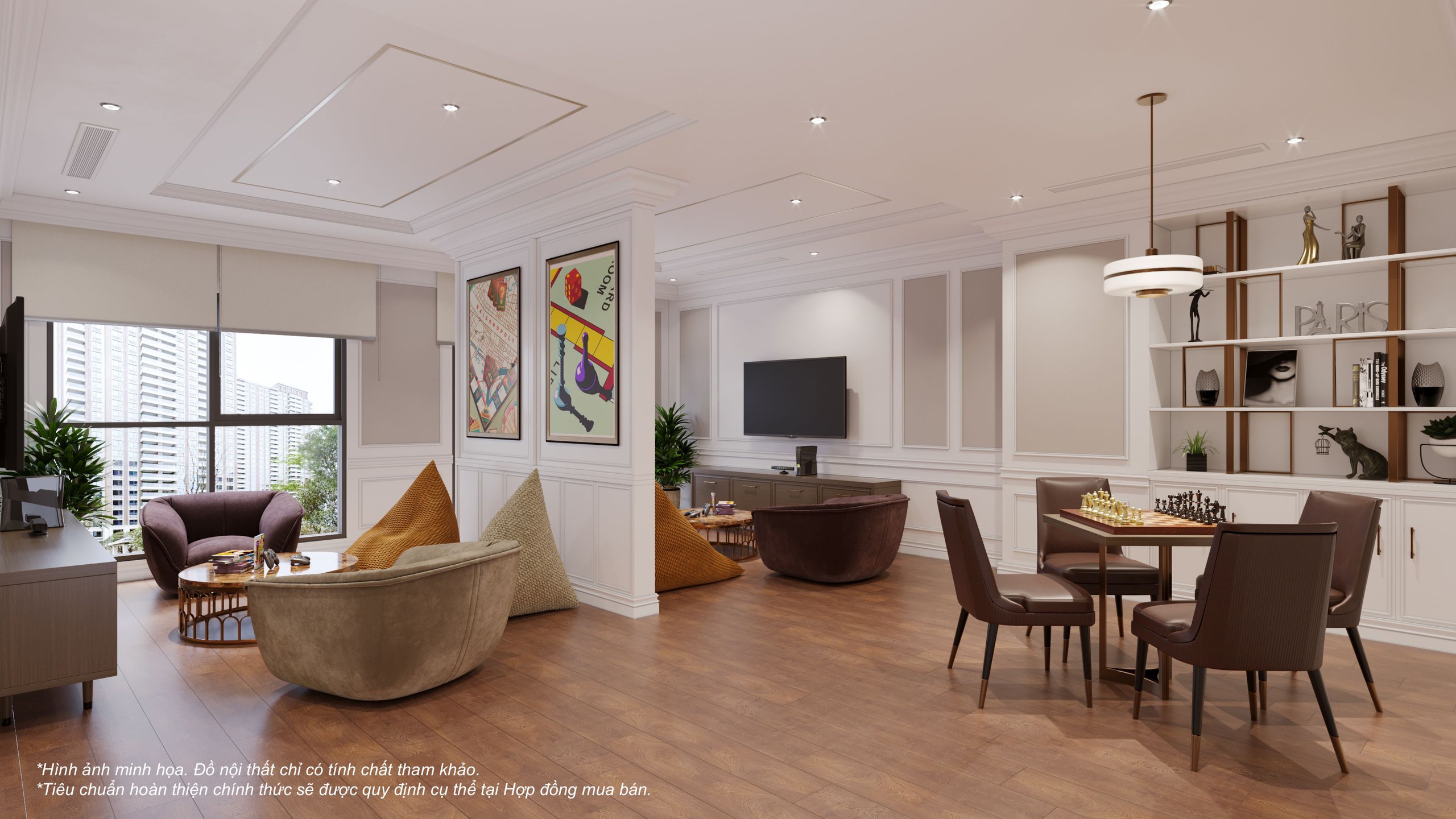 Ph&ograve;ng tr&agrave; ho&agrave;ng gia d&agrave;nh cho c&aacute;c cư d&acirc;n thượng lưu The Royce &nbsp;