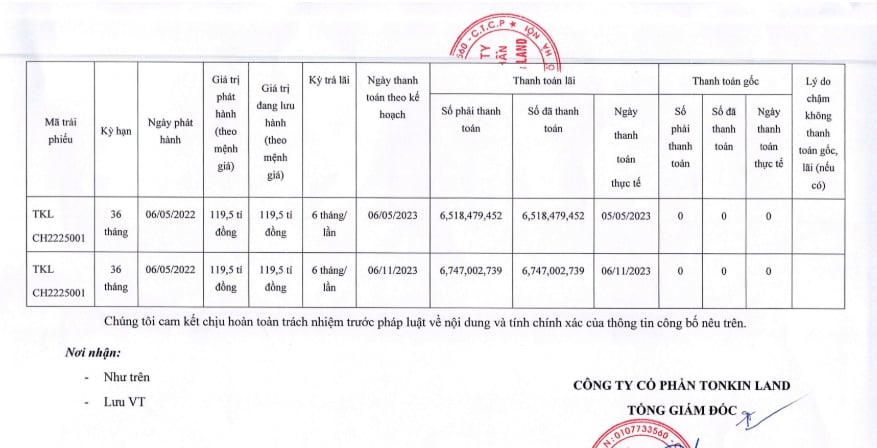 Tonkin Land: Thua lỗ nhiều năm, nợ tr&#234;n 1.000 tỷ đồng - Ảnh 1