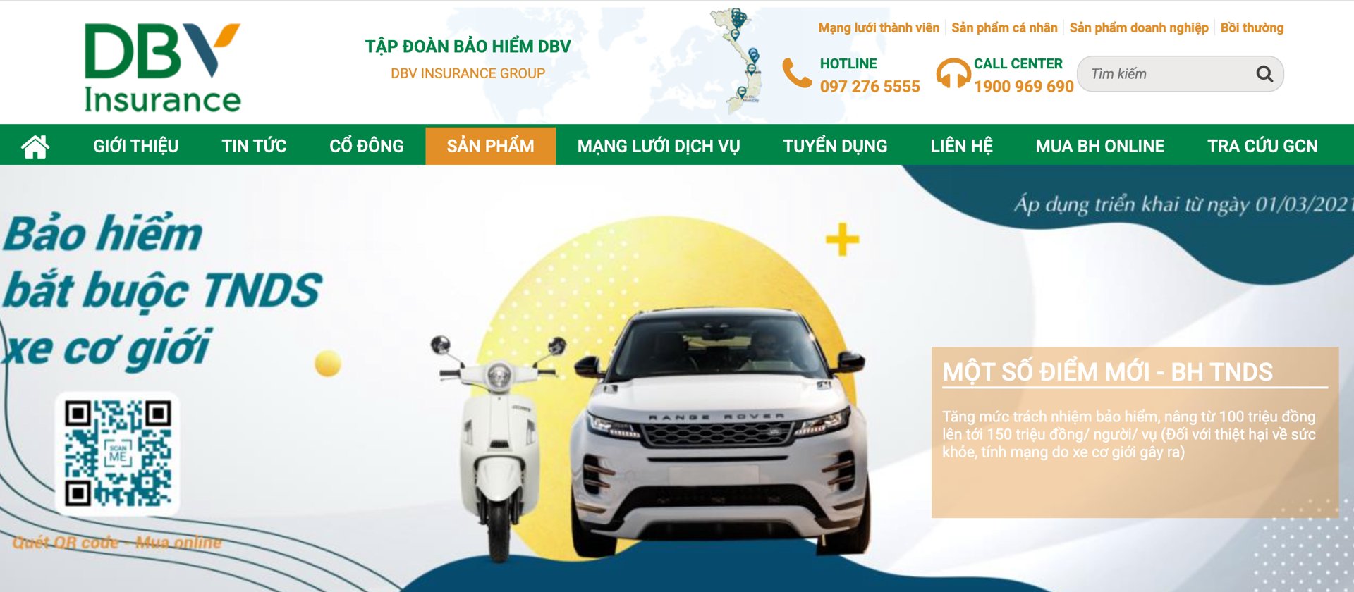 Nghiệp vụ bảo hiểm xe cơ giới vẫn đang "gồng g&aacute;nh" doanh thu cho bảo hiểm DBV ( t&ecirc;n cũ Bảo hiểm H&agrave;ng kh&ocirc;ng). Ảnh chụp m&agrave;n h&igrave;nh