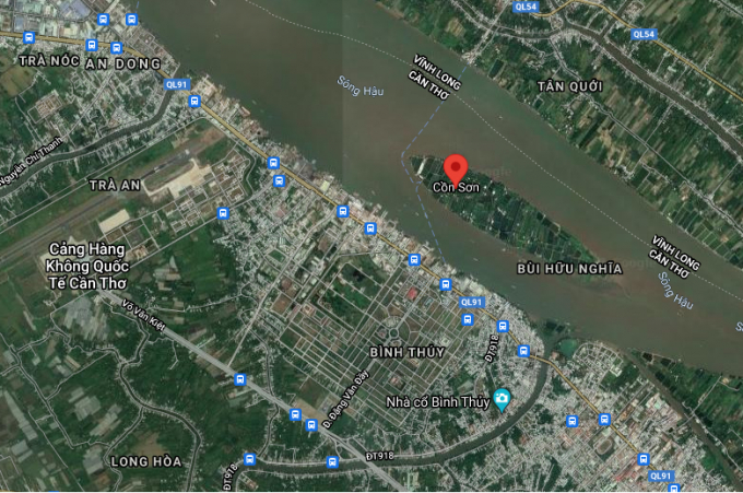 Dự &aacute;n Resort TMS Cồn Sơn chiếm trọn Cồn Sơn &ndash; Nơi c&oacute; vị tr&iacute; đắc địa khi kề cận S&acirc;n bay Cần Thơ, Trung t&acirc;m quận B&igrave;nh Thủy