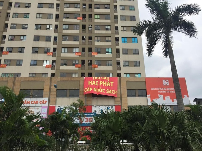 Cư d&acirc;n khu đ&ocirc; thị T&acirc;n T&acirc;y Đ&ocirc; k&ecirc;u trời v&igrave; Hải Ph&aacute;t.