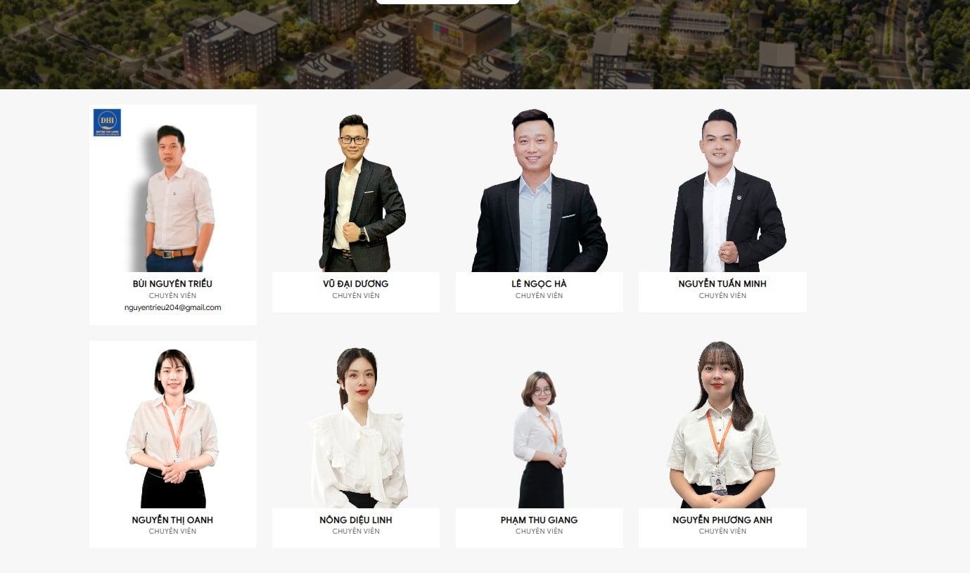 Danh s&aacute;ch chuy&ecirc;n vi&ecirc;n tư vấn tại C&ocirc;ng ty Duy&ecirc;n Hải Việt Nam.