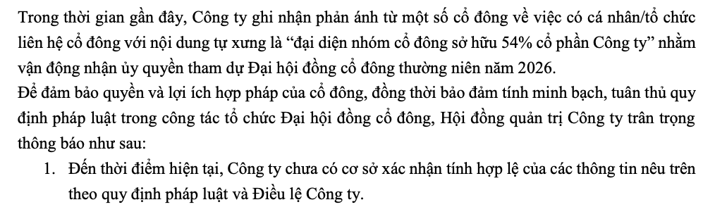 Ladophar cảnh b&aacute;o th&ocirc;ng tin vận động ủy quyền dự họp ĐHĐCĐ từ nh&oacute;m tự nhận sở hữu 54% cổ phần.