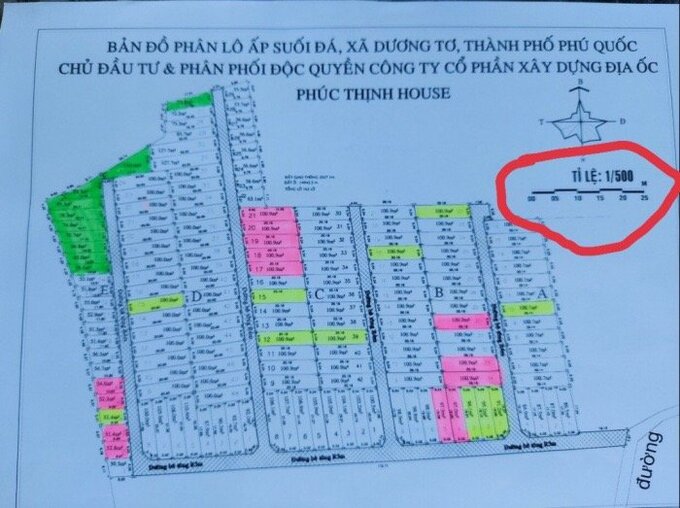 C&ocirc;ng ty tự lập quy hoạch tỉ lệ 1/500 cho khu dự &aacute;n ph&acirc;n l&ocirc;, b&aacute;n nền.