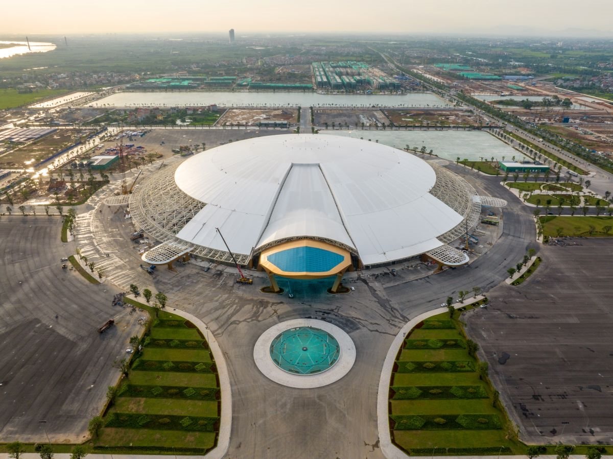 Ph&#225; kỷ lục tiến độ, Trung t&#226;m Triển l&#227;m Quốc gia - biểu tượng ph&#225;t triển mới của Thủ đ&#244; lộ diện - Ảnh 1