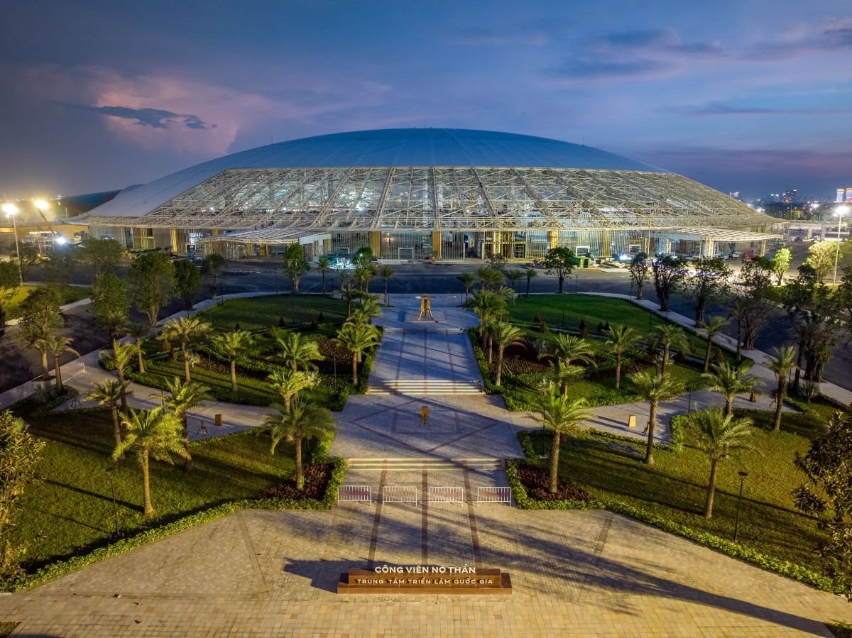 Ph&#225; kỷ lục tiến độ, Trung t&#226;m Triển l&#227;m Quốc gia - biểu tượng ph&#225;t triển mới của Thủ đ&#244; lộ diện - Ảnh 3