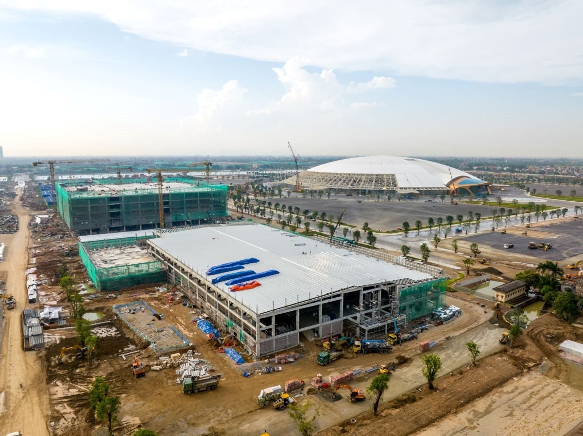 Ph&#225; kỷ lục tiến độ, Trung t&#226;m Triển l&#227;m Quốc gia - biểu tượng ph&#225;t triển mới của Thủ đ&#244; lộ diện - Ảnh 2