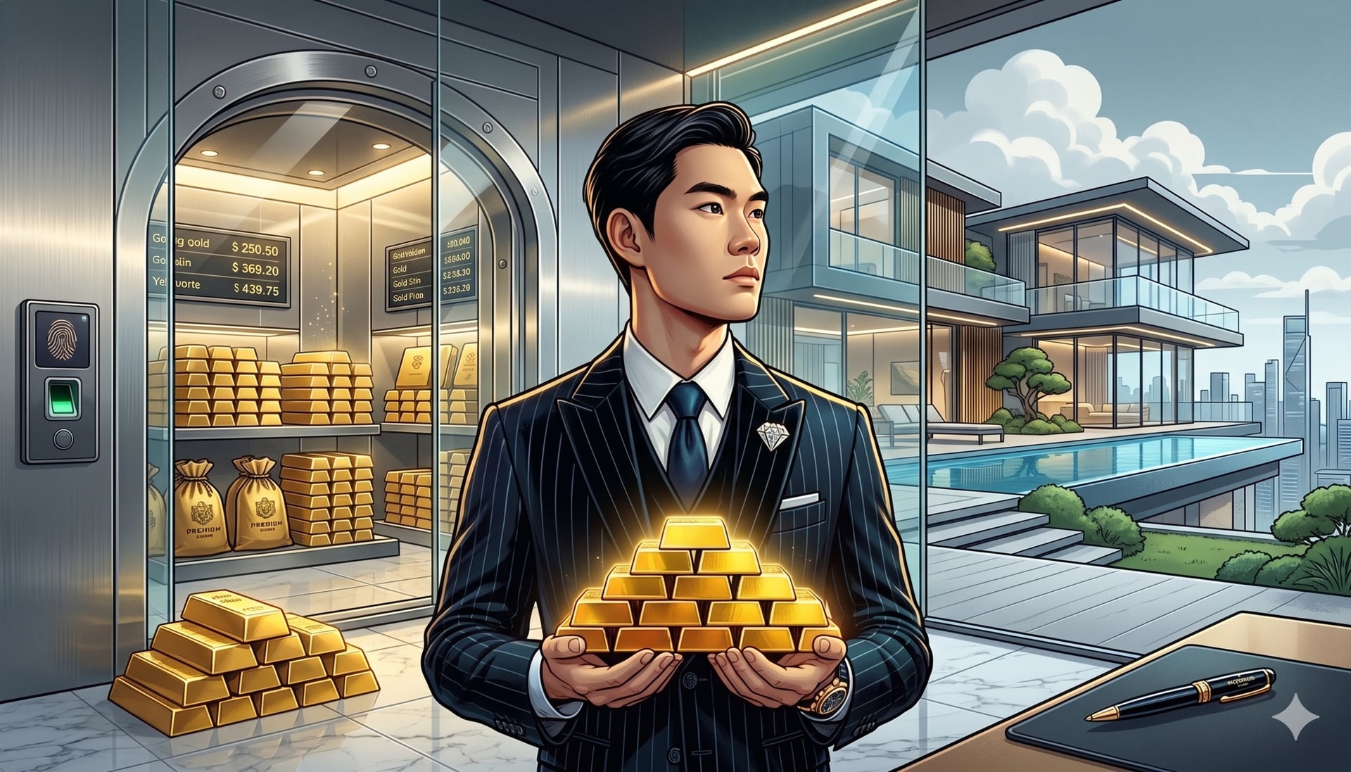 Vinhomes tung chương tr&igrave;nh d&ugrave;ng v&agrave;ng mua nh&agrave; (Ảnh minh hoạ: Gemini)