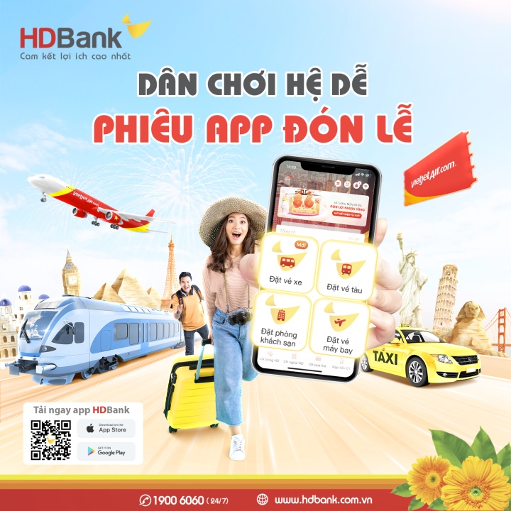Rất nhiều ưu đ&atilde;i hấp dẫn d&agrave;nh cho người d&ugrave;ng tr&ecirc;n app HDBank v&agrave;o dịp lễ, ng&agrave;y đ&ocirc;i, cũng l&agrave; chất x&uacute;c t&aacute;c cho c&aacute;c giao dịch số gia tăng.