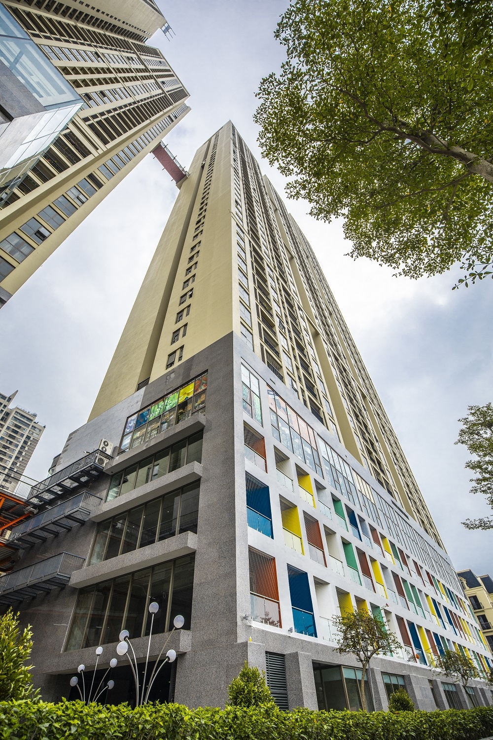 The Terra - An Hưng với thiết kế h&igrave;nh khối vững chắc, vu&ocirc;ng th&agrave;nh sắc cạnh. &nbsp;