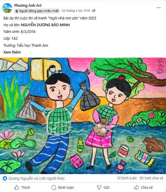 Ng&#244;i nh&#224; mơ ước năm 2025: Lộ diện Top 10 Hoạ sĩ nh&#237; gi&#224;nh h&#224;ng chục ngh&#236;n like - Ảnh 9