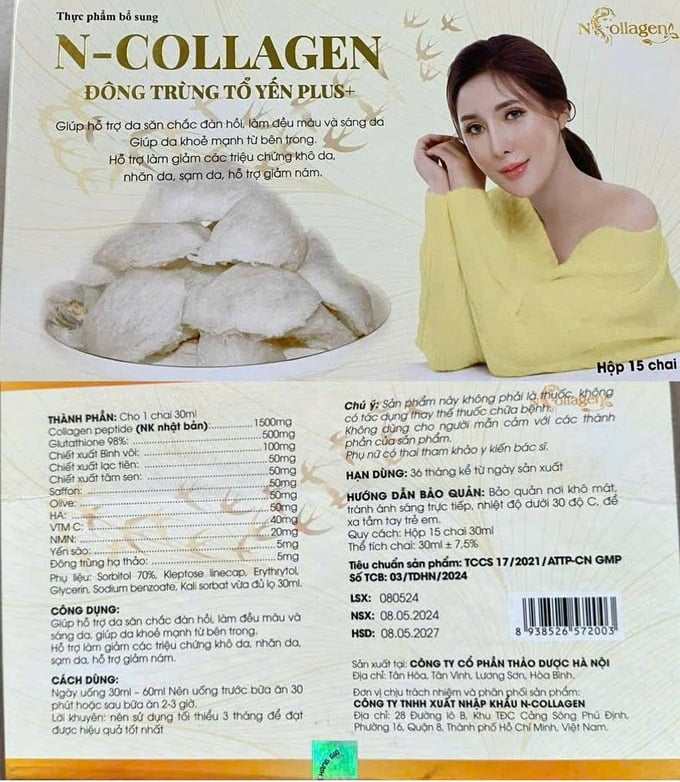 Sản phẩm Đ&ocirc;ng tr&ugrave;ng tổ yến Plus+ kh&aacute;ch h&agrave;ng mua sử dụng v&agrave; mang đi kiểm nghiệm được gắn tem chống h&agrave;ng giả.