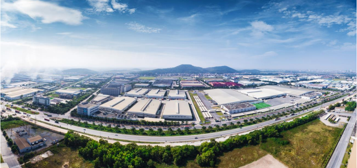 Khu c&ocirc;ng nghiệp Quế V&otilde;. (Ảnh: Kinh Bắc).