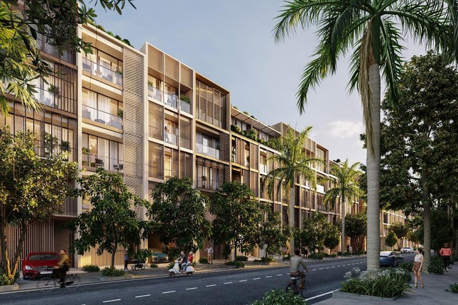 Thiết kế nh&agrave; phố Soho h&agrave;i h&ograve;a giữa kiến tr&uacute;c hiện đại v&agrave; &acirc;m hưởng đ&ocirc; thị Việt Nam. Ảnh: Foster+Partners &nbsp;