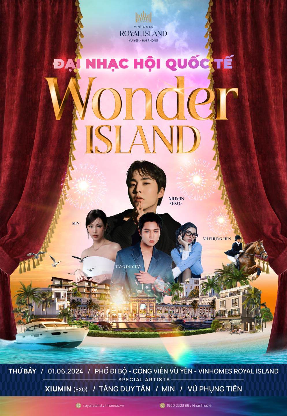 Đại nhạc hội Wonder Island lần đầu ti&ecirc;n được tổ chức tại Hải Ph&ograve;ng quy tụ ng&ocirc;i sao nổi tiếng H&agrave;n Quốc v&agrave; Việt Nam, khai mở điểm đến đẳng cấp quốc tế tại Việt Nam &nbsp;