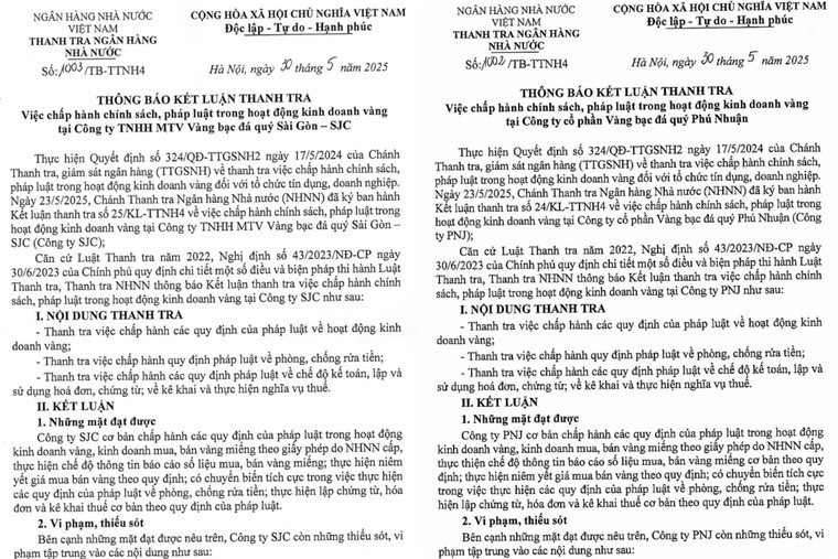 Thanh tra thị trường v&#224;ng: Eximbank “d&#237;nh” ph&#242;ng chống rửa tiền, chuyển vi phạm của TPBank sang Bộ C&#244;ng an - Ảnh 1