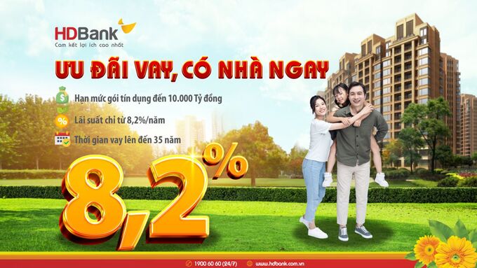 Sở hữu ng&#244;i nh&#224; mơ ước với g&#243;i ưu đ&#227;i l&#227;i suất chỉ từ 8,2%/năm của HDBank - Ảnh 2