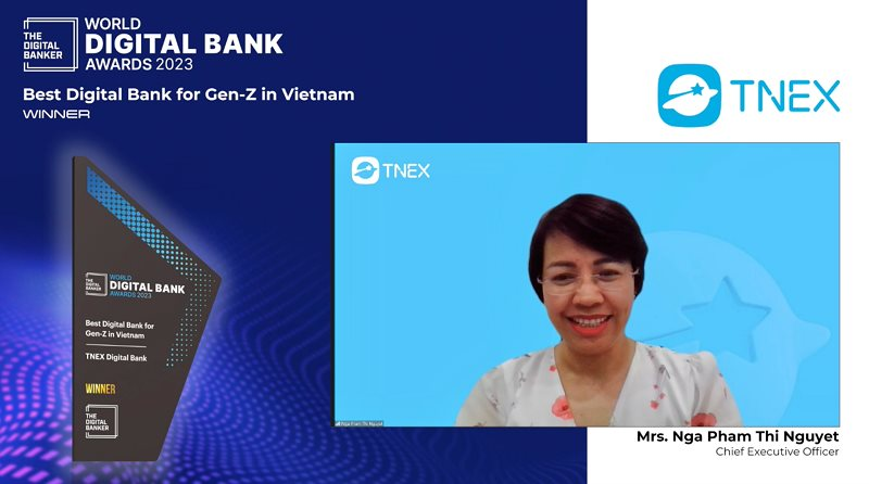 TNEX được tổ chức The Digital Banker vinh danh với danh hiệu &ldquo;Ng&acirc;n h&agrave;ng số tốt nhất d&agrave;nh cho Gen Z tại Việt Nam&rdquo;