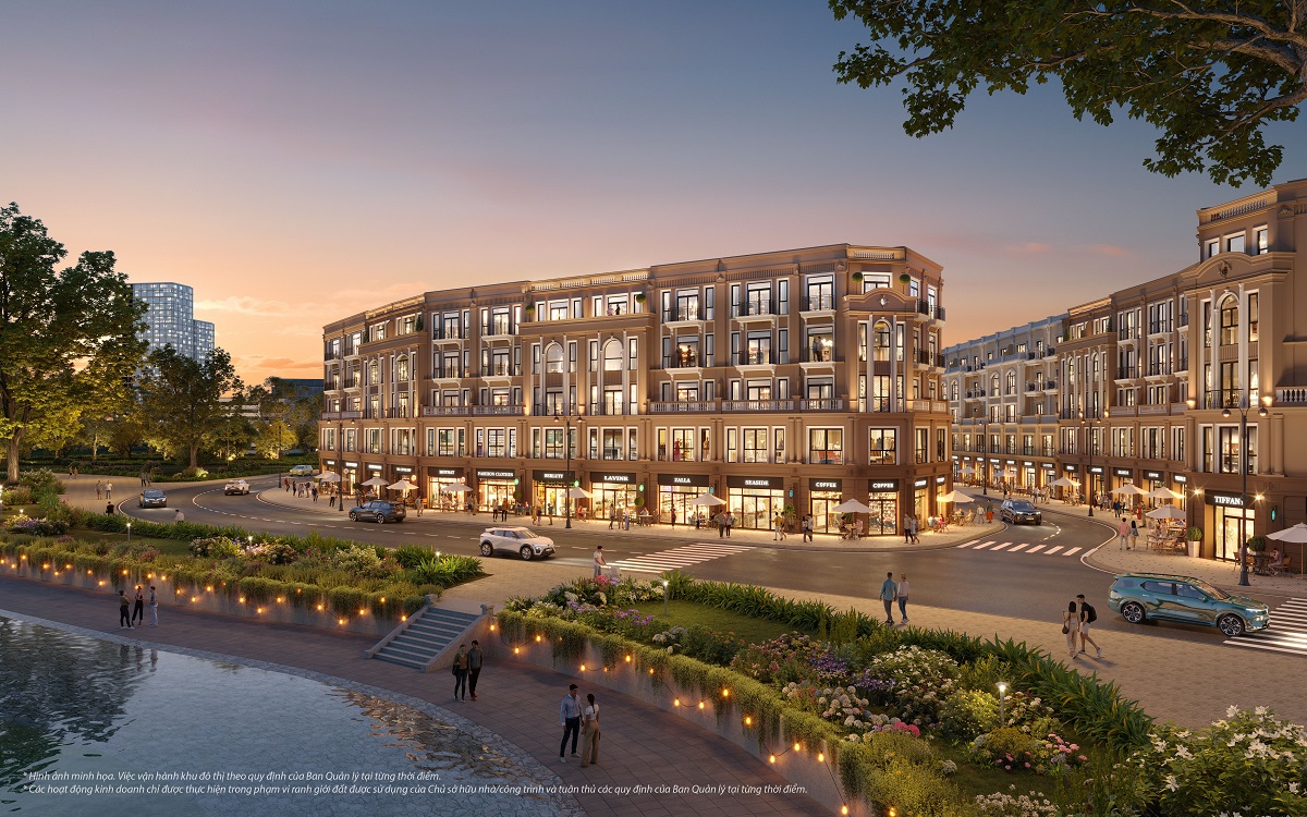 Đường nội khu rộng r&atilde;i, thu h&uacute;t kh&aacute;ch đến tham quan, mua sắm tại Vinhomes The Gallery. &nbsp;