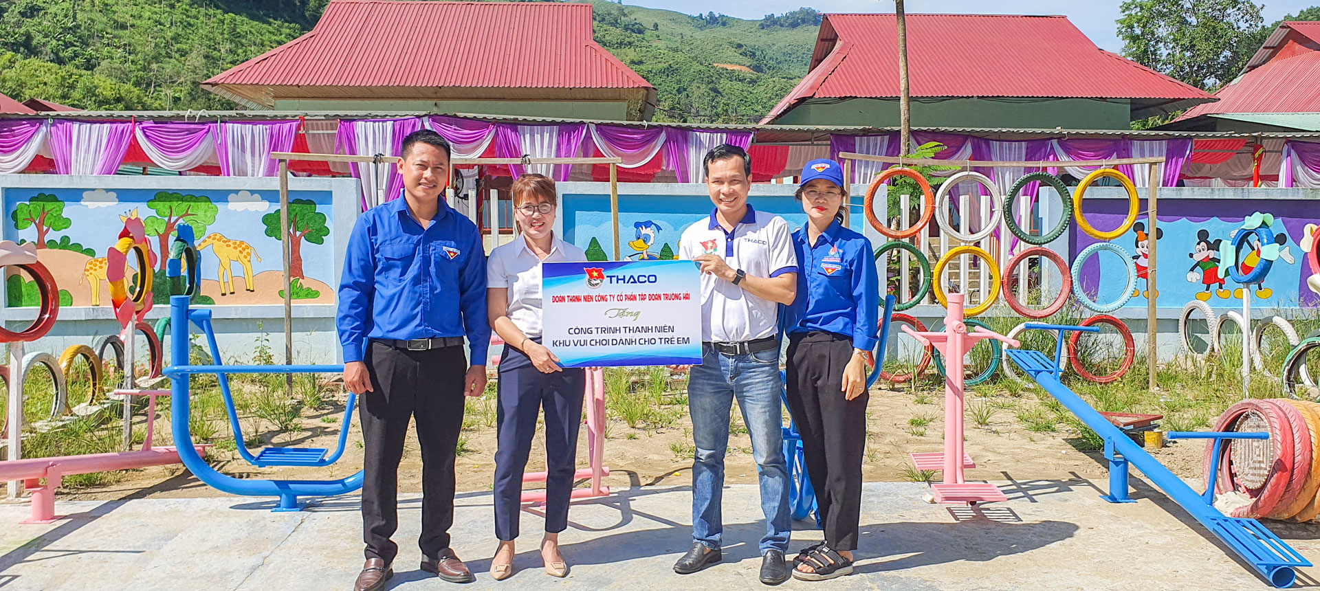 THACO trao tặng c&#244;ng tr&#236;nh thanh ni&#234;n tại Tr&#224; Leng - Ảnh 3