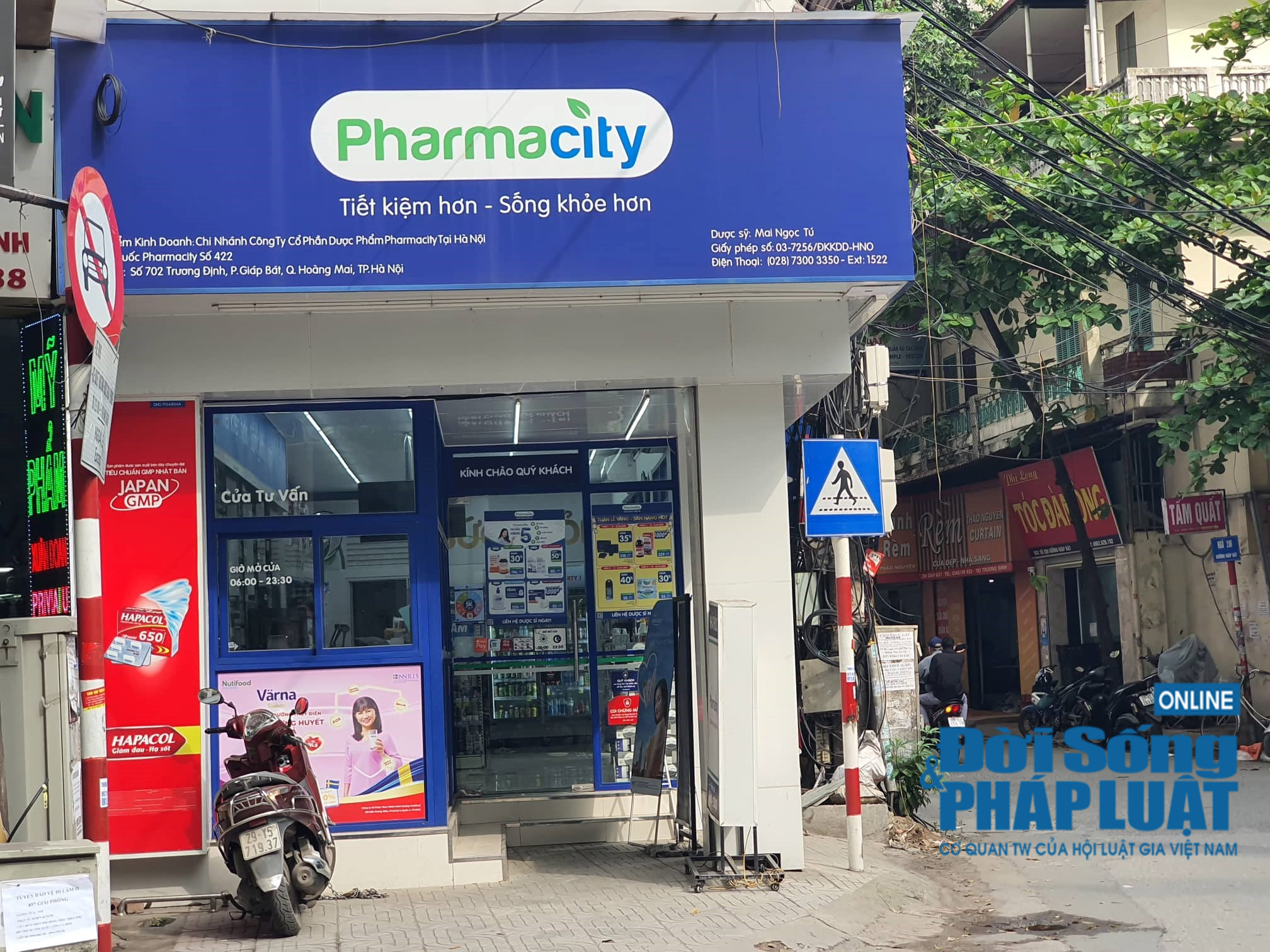 Nh&agrave; thuốc Pharmacity số 702 Trương Định, quận Ho&agrave;ng Mai.